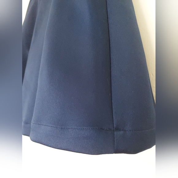 💥Host Pick💥Guess Size 27 " Waist S 8 UK Navy Pleated Front Skirt Side Zip - Picture 3 of 12